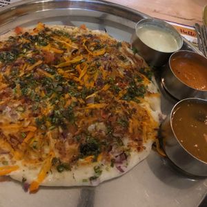 Special uttapam  at Dosa Kitchen in Newcastle Upon Tyne