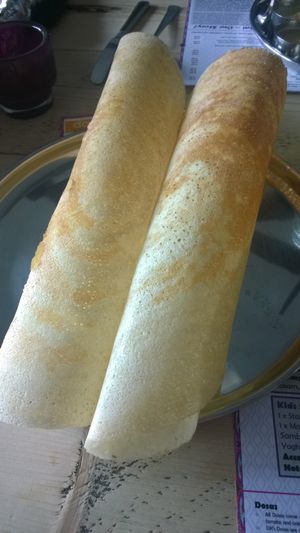 Dosas at Dosa Kitchen in Newcastle Upon Tyne