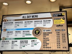   at Bagel Factory in North West London