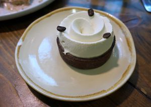 Café Tart (from the brunch) at Aujourd'hui Demain Cafe in Paris