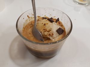 Affogato at Aujourd'hui Demain Cafe in Paris