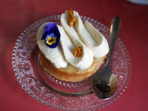 Banoffee Tart at Aujourd'hui Demain Cafe in Paris