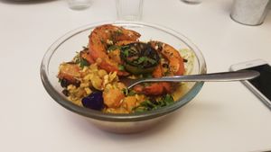 Curry at Aujourd'hui Demain Cafe in Paris