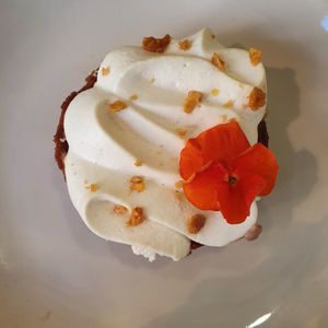 Banoffee pie at Aujourd'hui Demain Cafe in Paris