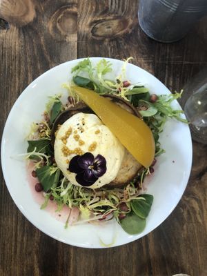 Brioche no moza burrata   at Aujourd'hui Demain Cafe in Paris