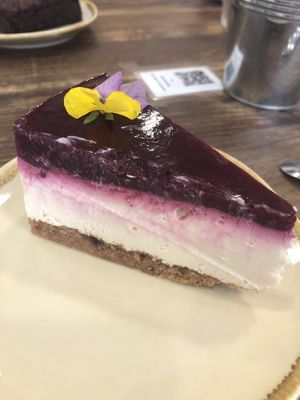 Cheesecake   at Aujourd'hui Demain Cafe in Paris
