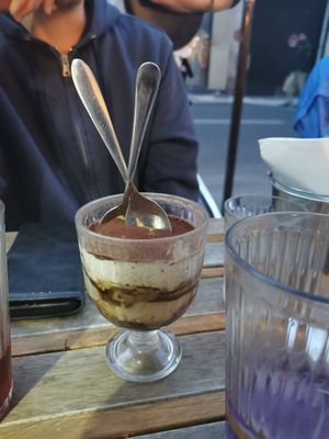  at Aujourd'hui Demain Cafe in Paris