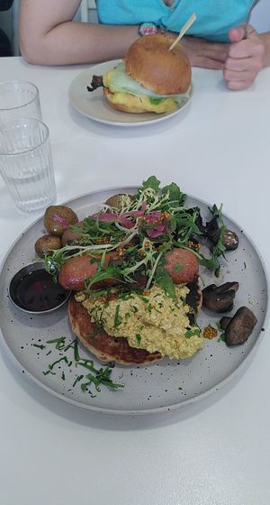  at Aujourd'hui Demain Cafe in Paris
