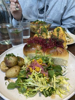   at Aujourd'hui Demain Cafe in Paris
