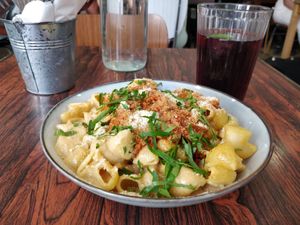  at Aujourd'hui Demain Cafe in Paris