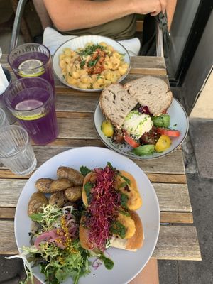   at Aujourd'hui Demain Cafe in Paris