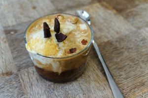 affogato at Aujourd'hui Demain Cafe in Paris