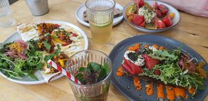  at Aujourd'hui Demain Cafe in Paris