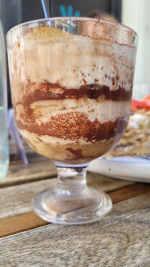 Tiramisu at Aujourd'hui Demain Cafe in Paris