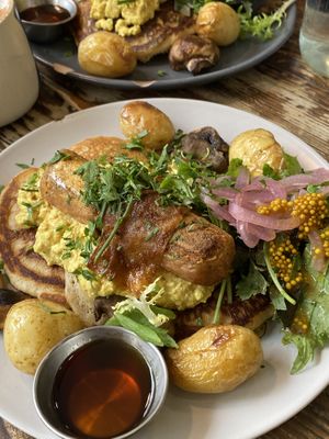   at Aujourd'hui Demain Cafe in Paris