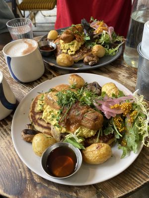   at Aujourd'hui Demain Cafe in Paris
