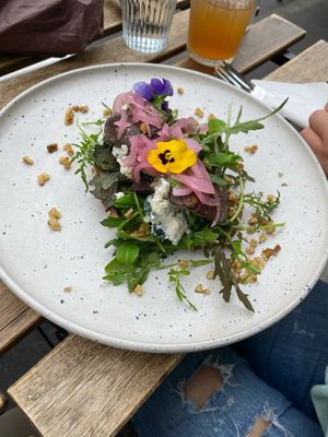   at Aujourd'hui Demain Cafe in Paris