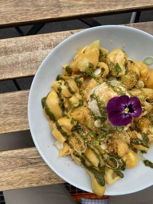   at Aujourd'hui Demain Cafe in Paris