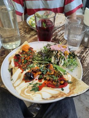  at Aujourd'hui Demain Cafe in Paris