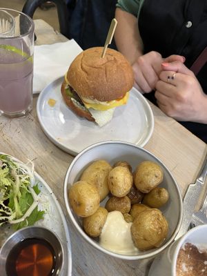   at Aujourd'hui Demain Cafe in Paris