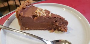 Snickers pie at Aujourd'hui Demain Cafe in Paris