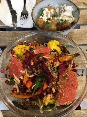   at Aujourd'hui Demain Cafe in Paris