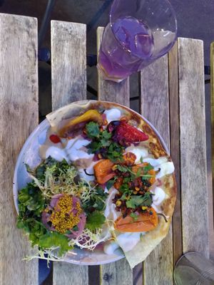  at Aujourd'hui Demain Cafe in Paris