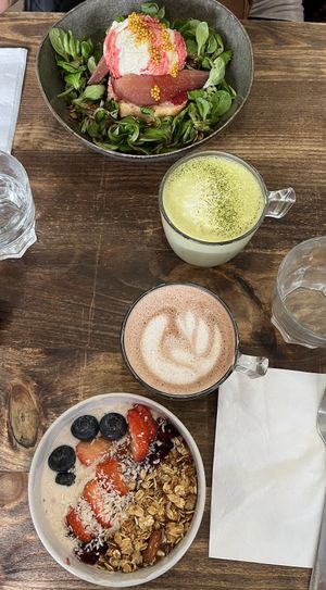   at Aujourd'hui Demain Cafe in Paris