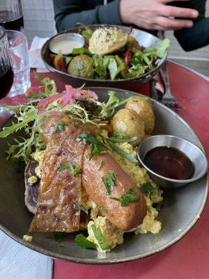   at Aujourd'hui Demain Cafe in Paris
