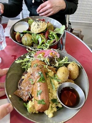   at Aujourd'hui Demain Cafe in Paris