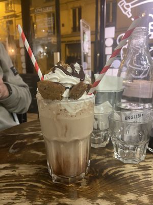   at Aujourd'hui Demain Cafe in Paris