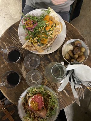   at Aujourd'hui Demain Cafe in Paris