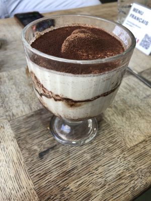 Tiramisu   at Aujourd'hui Demain Cafe in Paris