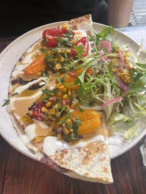   at Aujourd'hui Demain Cafe in Paris