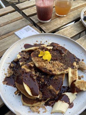   at Aujourd'hui Demain Cafe in Paris