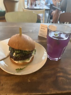   at Aujourd'hui Demain Cafe in Paris