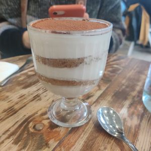 Tiramisu at Aujourd'hui Demain Cafe in Paris