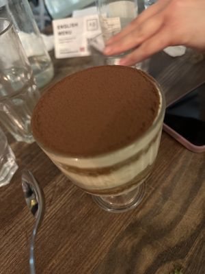 Tiramisu   at Aujourd'hui Demain Cafe in Paris