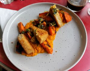 Fish in Peace at Aujourd'hui Demain Cafe in Paris