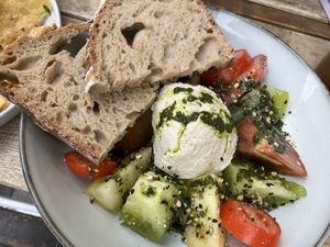   at Aujourd'hui Demain Cafe in Paris