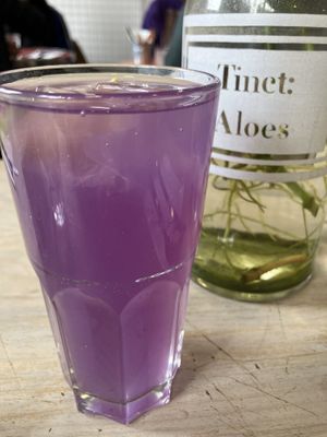   at Aujourd'hui Demain Cafe in Paris