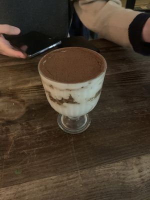   at Aujourd'hui Demain Cafe in Paris