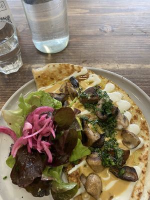   at Aujourd'hui Demain Cafe in Paris