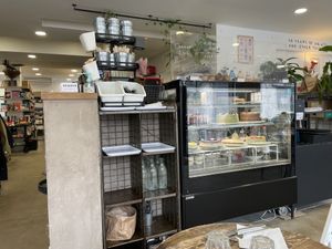   at Aujourd'hui Demain Cafe in Paris