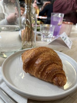Croissant   at Aujourd'hui Demain Cafe in Paris