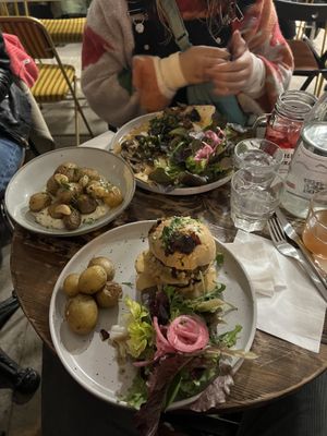   at Aujourd'hui Demain Cafe in Paris