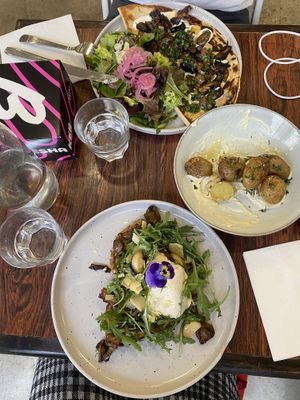   at Aujourd'hui Demain Cafe in Paris