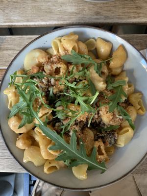 The Mac’n’Cheese  at Aujourd'hui Demain Cafe in Paris