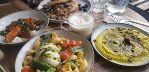  at Aujourd'hui Demain Cafe in Paris