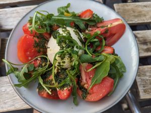  at Aujourd'hui Demain Cafe in Paris